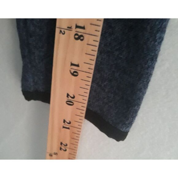 Pink Victoria Secret Cropped Sweat Shirt Womens XS Blue Hooded Drawstrings - Picture 8 of 9